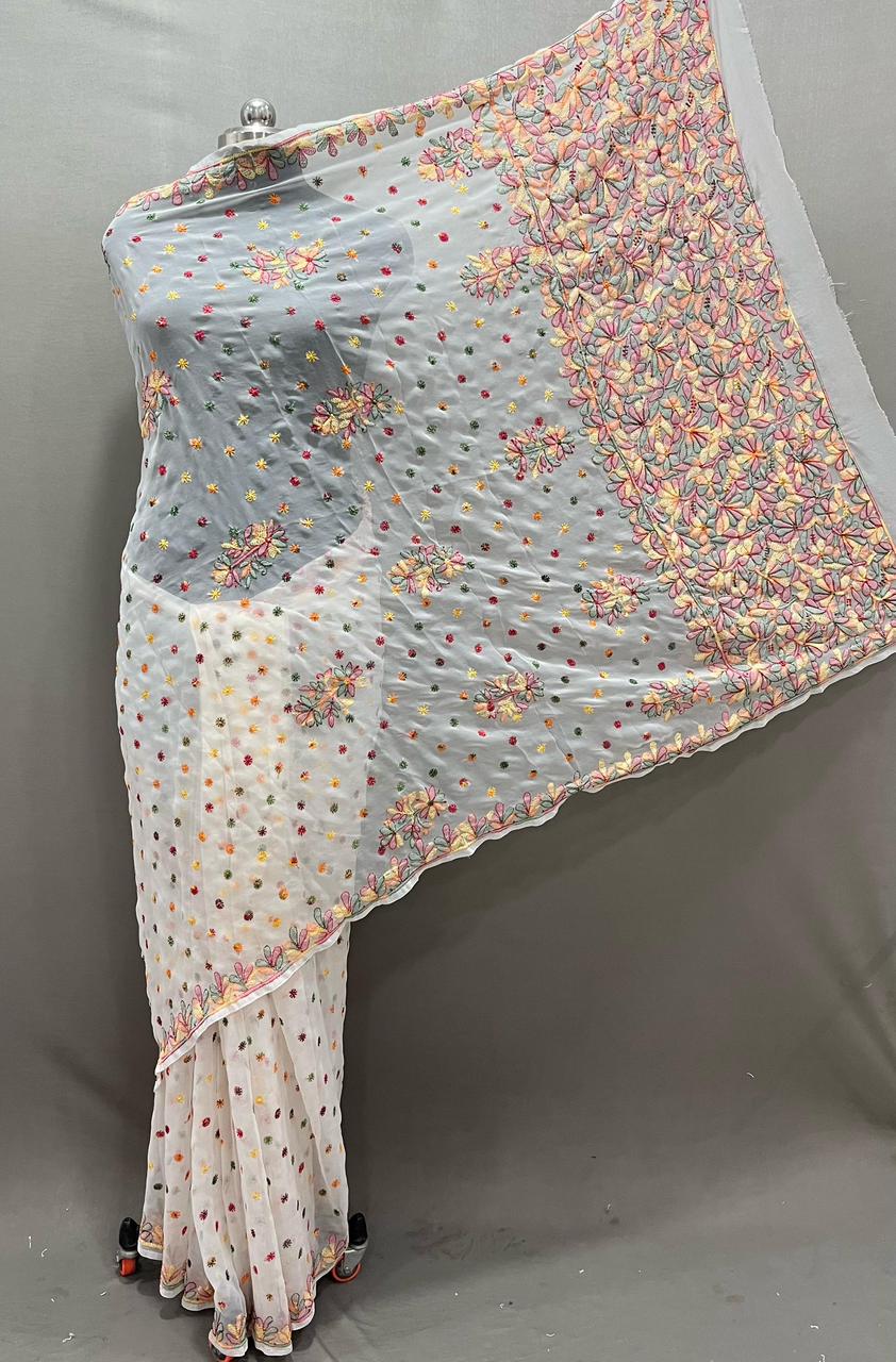 Saree Resham Work